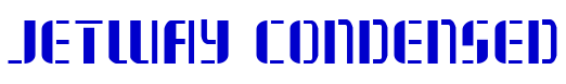 Jetway Condensed font
